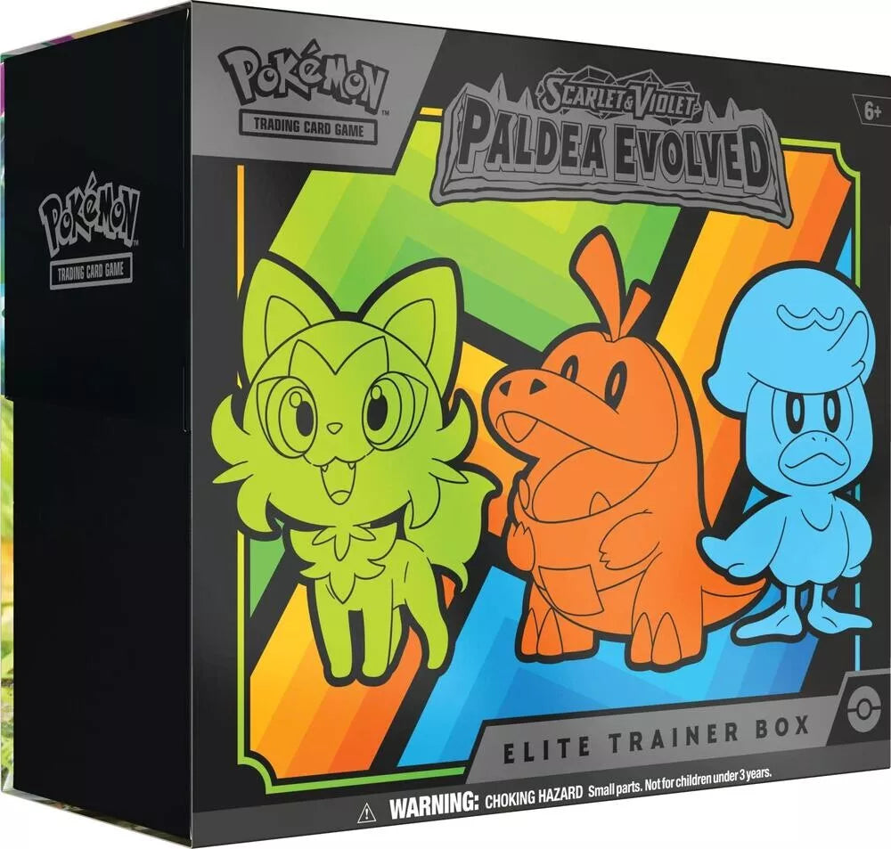 Pokemon Paldea Evolved SV02 Elite Trainer Box (ETB) | New Factory Sealed