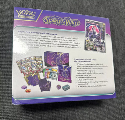 Pokemon Scarlet And Violet ETB Elite Trainer Box Pokemon TCG Miraidon Brand New