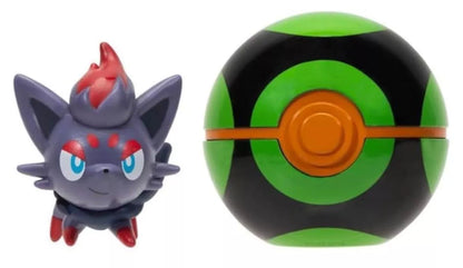 Pokemon Clip-N-Go Ball - Zorua + Dusk Ball New Sealed Battle Ready PKW2658 NIB