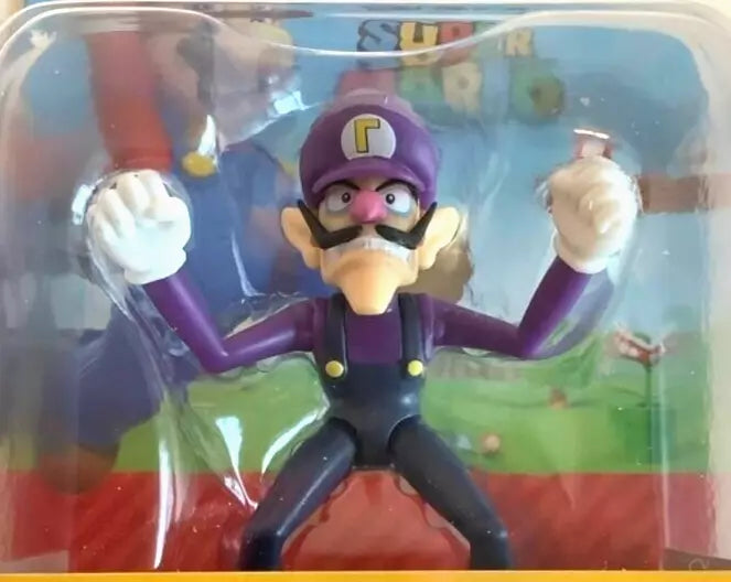 Jakks Pacific 42133 World of Nintendo 2.5" Super Mario WALUIGI Mini-Figure
