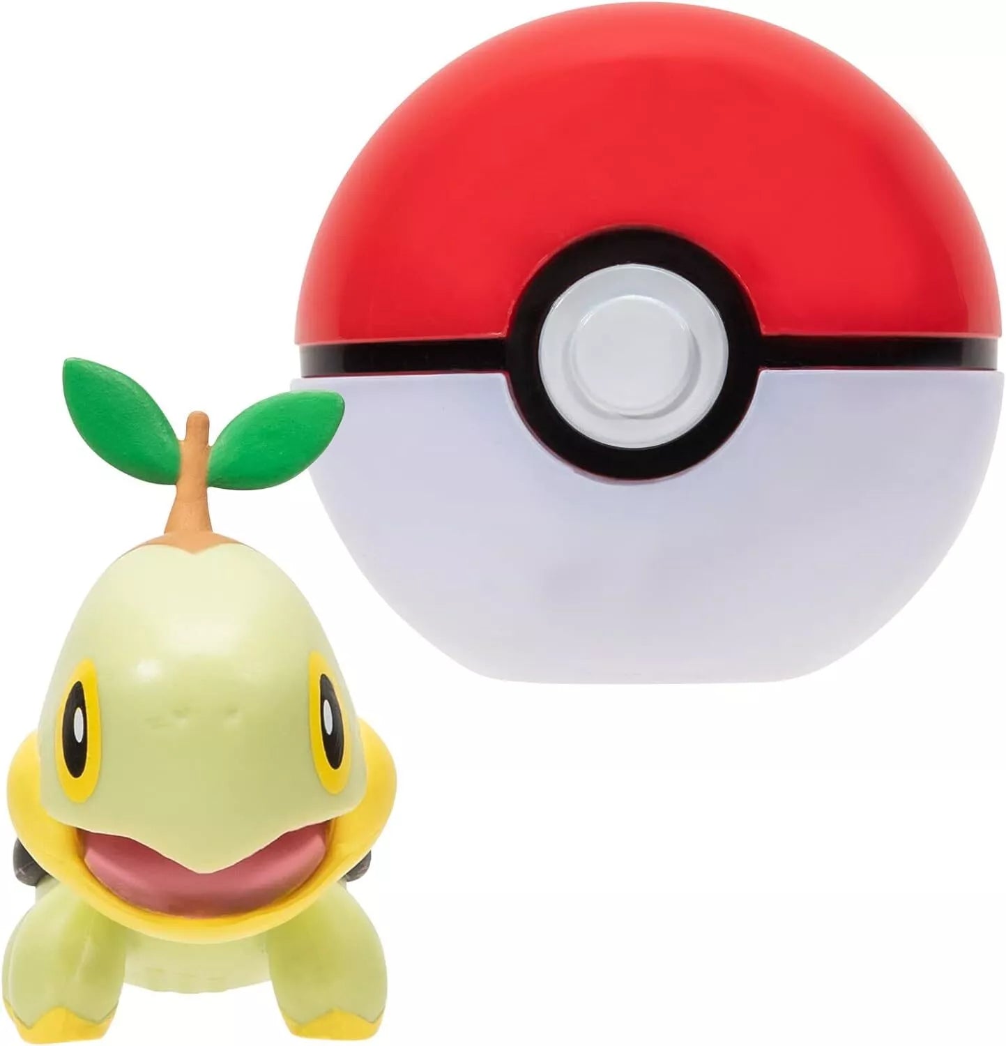 Pokemon Battle Ready Clip 'N' Go Turtwig + Poke Ball New in Package