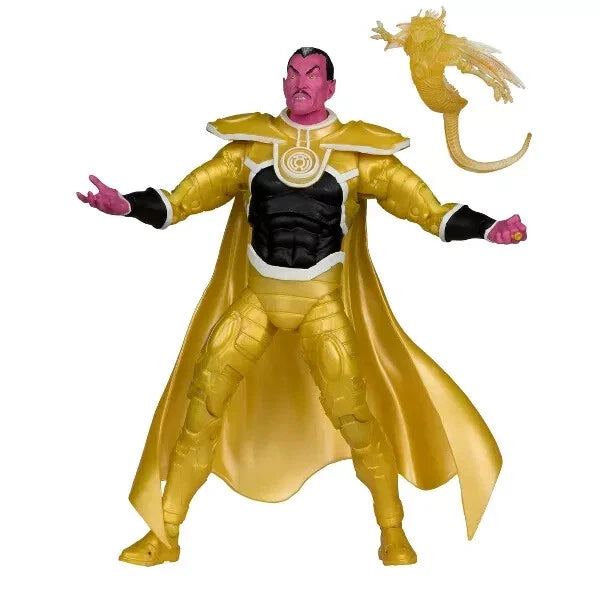 DC McFarlane Multiverse SINESTRO (PARALLAX) GOLD LABEL 7" ACTION FIGURE