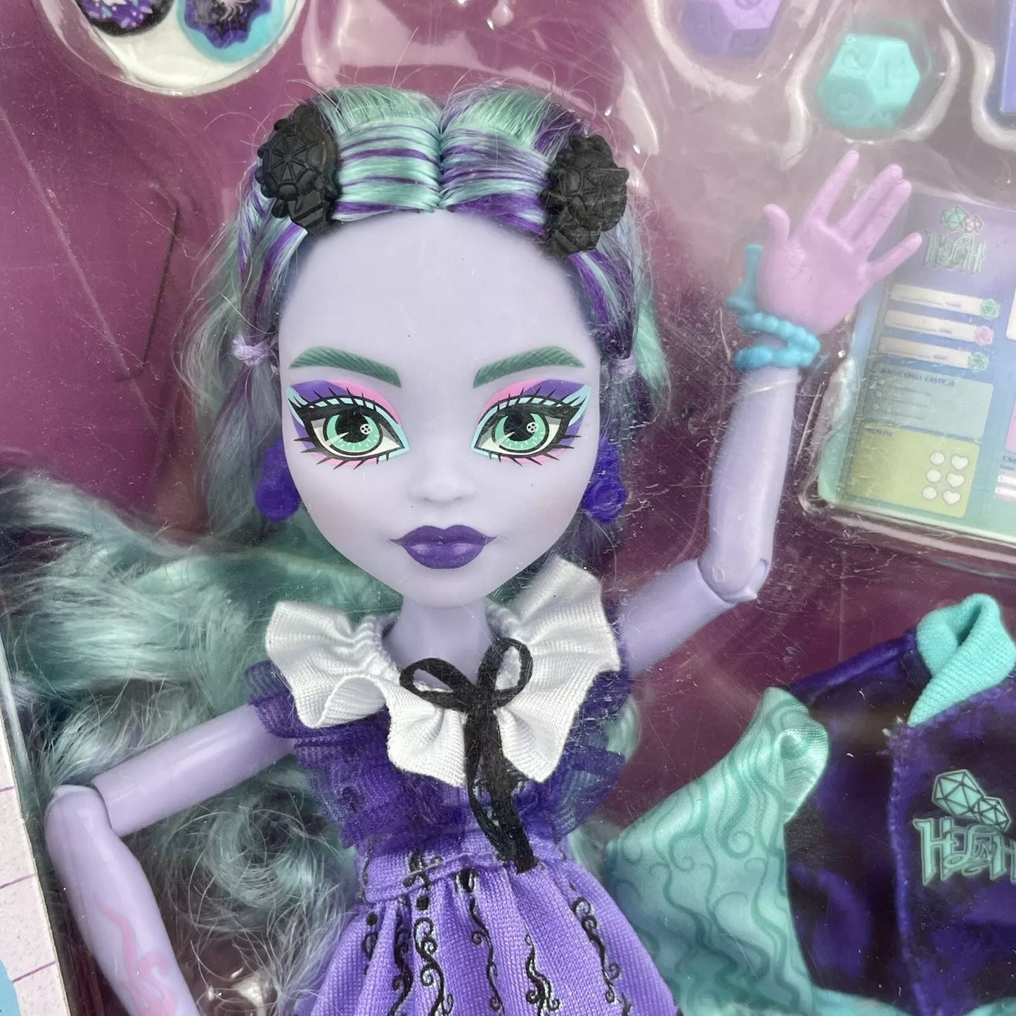 Monster High 12.5" Fearbook Twyla Fashion Doll Varsity Jacket Music New W Box