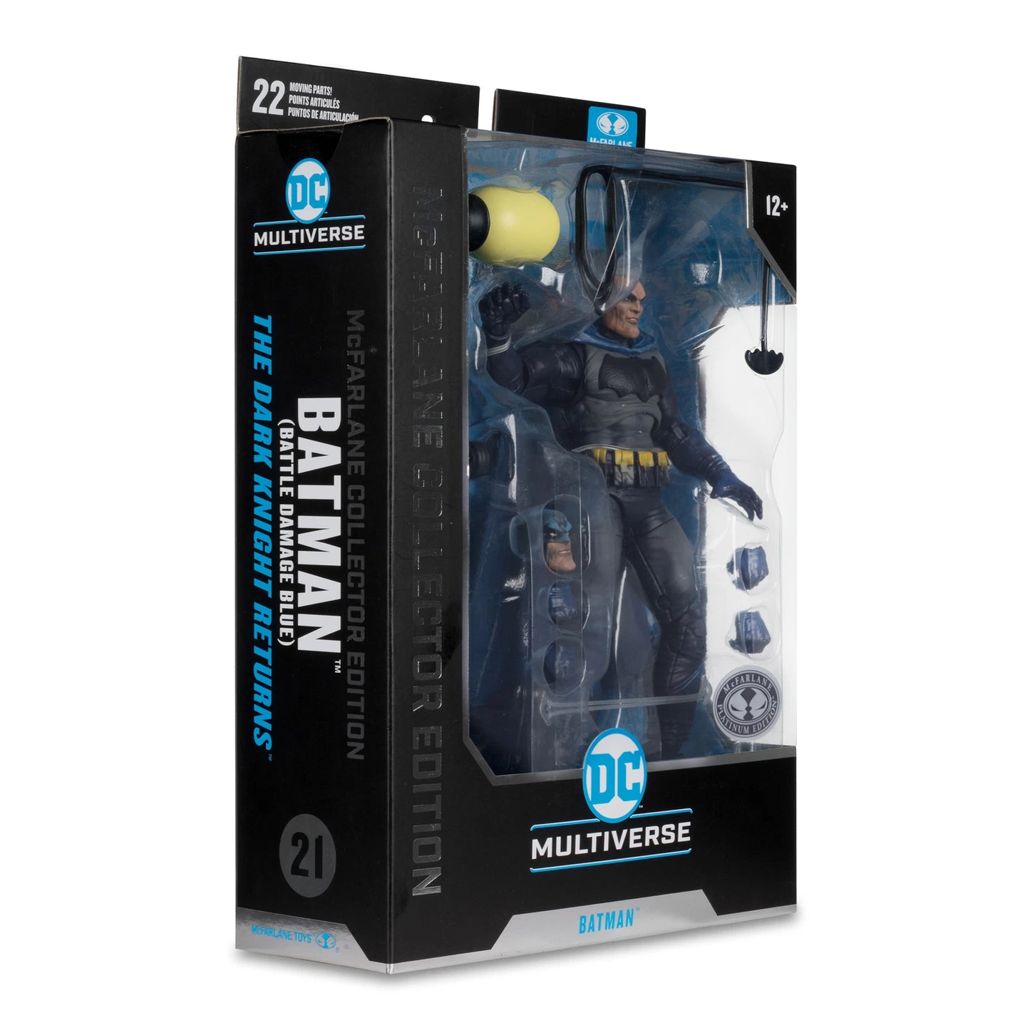 DC Collector Edition 7 Inch Dark Knight Returns Batman Battle Damage Blue Chase