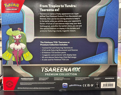 Scarlet & Violet Tsareena ex Premium Collection Box **New Factory Sealed**