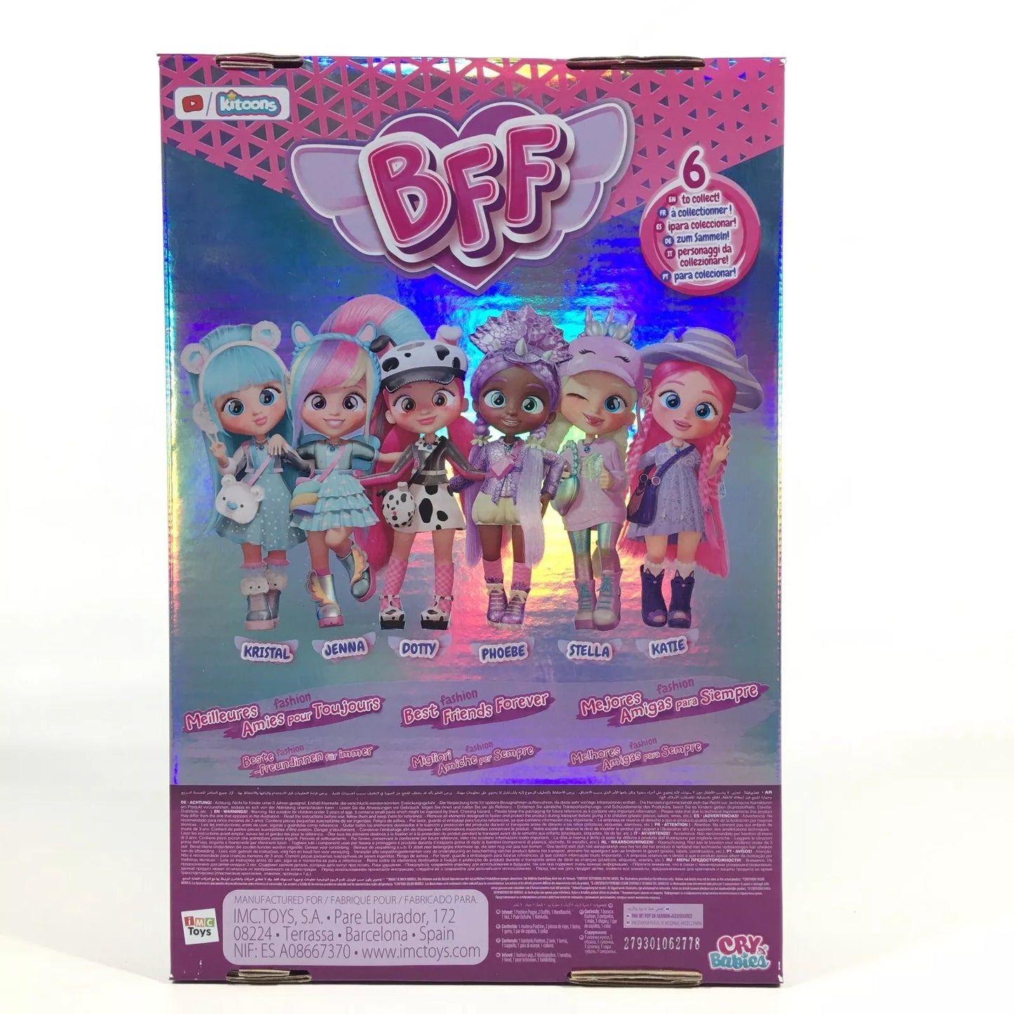 BFF By Cry Babies Unbox Doll & Fashions Stella 8" Doll Series