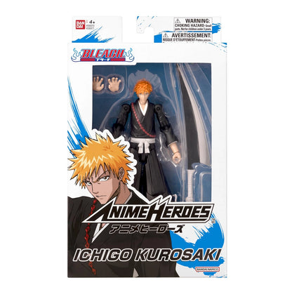 Bandai Bleach Ichigo Kurosaki (Shikai) Anime Heroes Action Figure