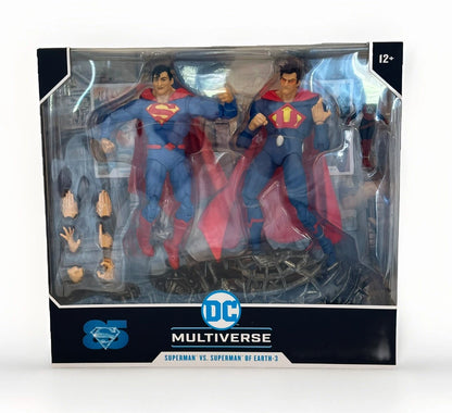 McFarlane Toys - DC Multiverse Superman vs Superman of Earth-3 with Atomica 7in