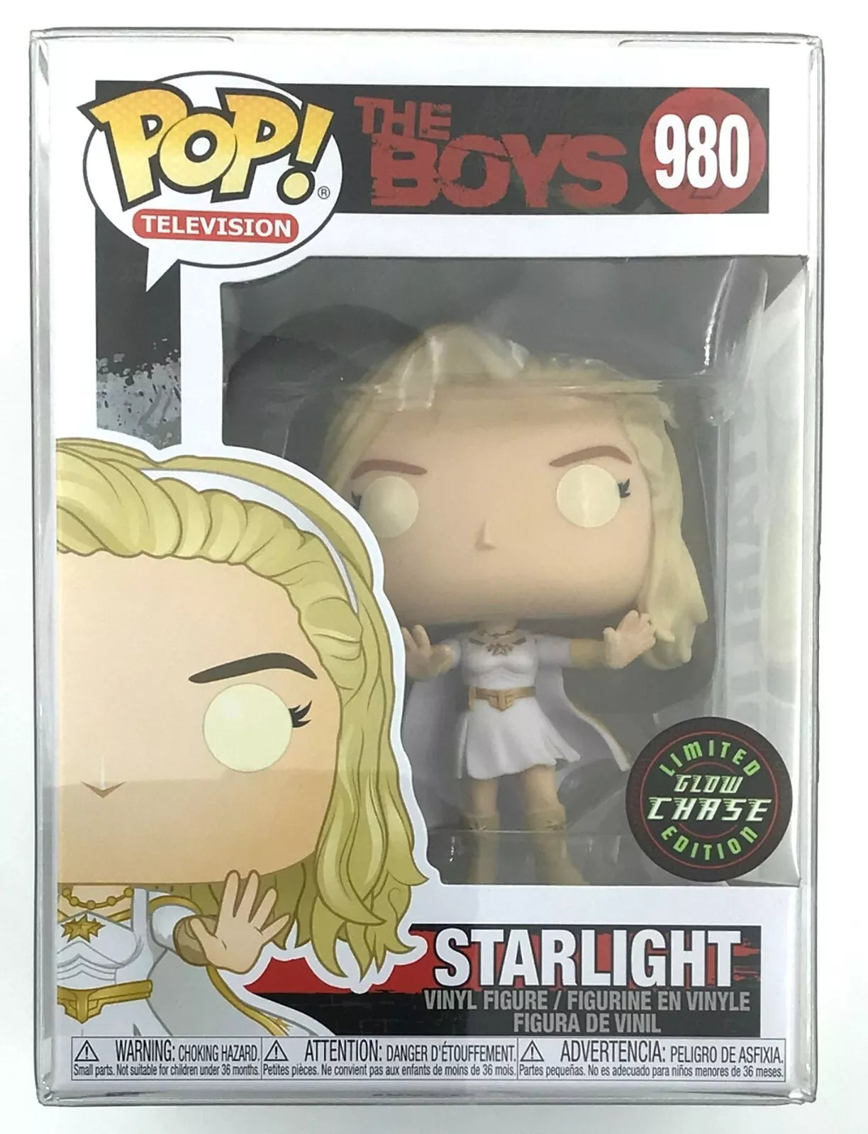 Funko Pop! Television The Boys Starlight CHASE Glow #980 Limited