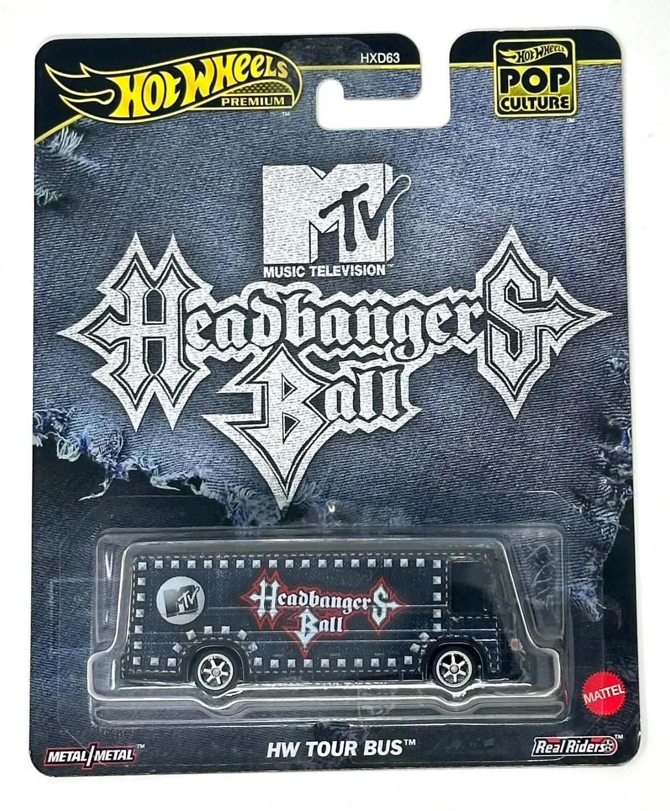 Hot Wheels Pop Culture 2025 Headbangers Ball Tour Bus