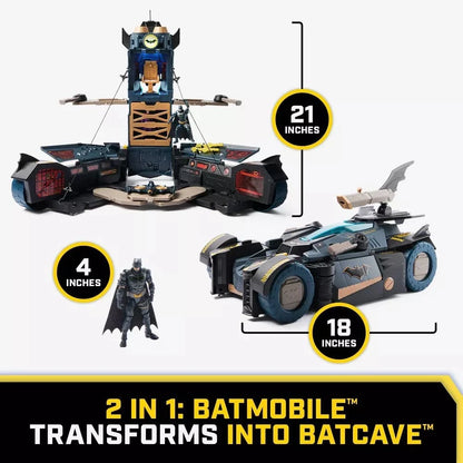 DC Comics Batman Ultimate Transforming Batmobile Playset with Projectiles