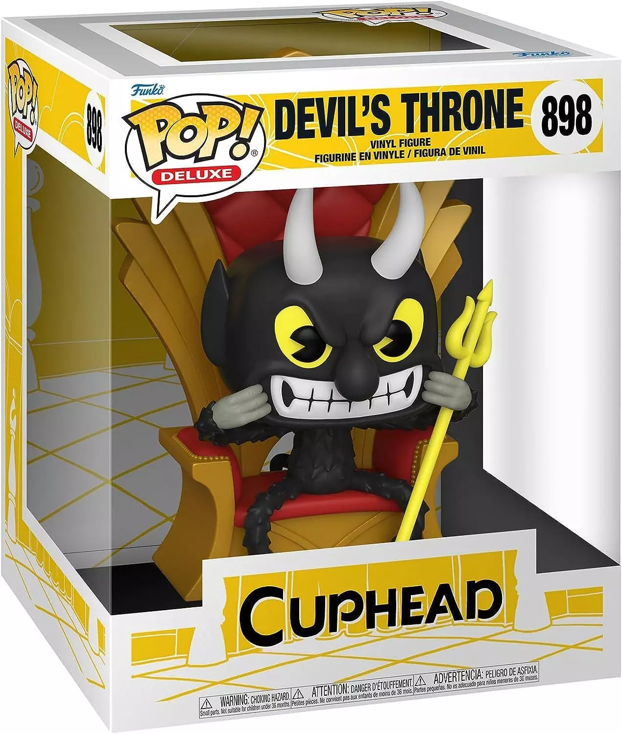 Funko Pop Cuphead S3 Devils Throne in Chair Deluxe 6" Vinyl Figure 898