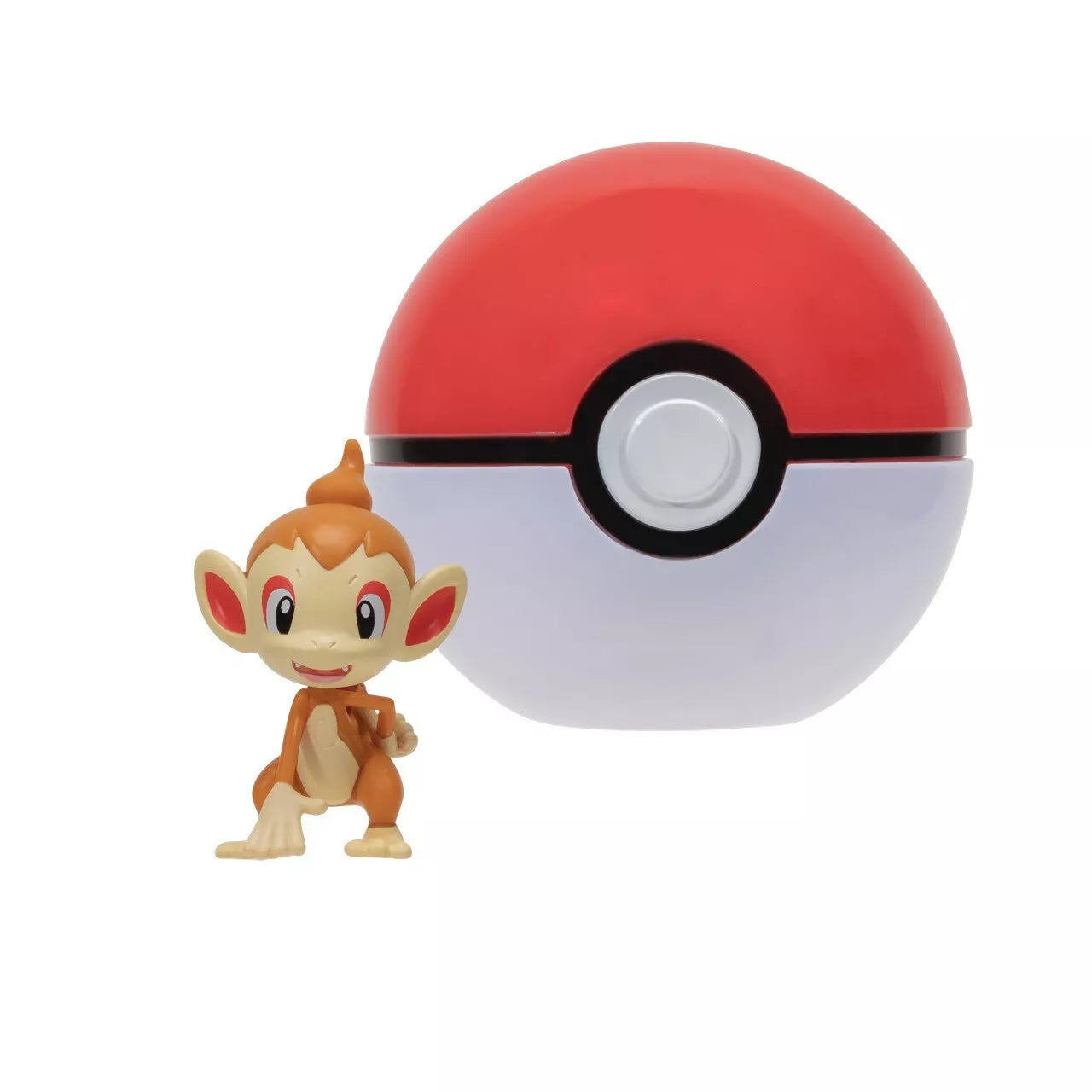 Pokemon Chimchar And Poke ball Battle Ready With Pokemon Figure Clip And Go