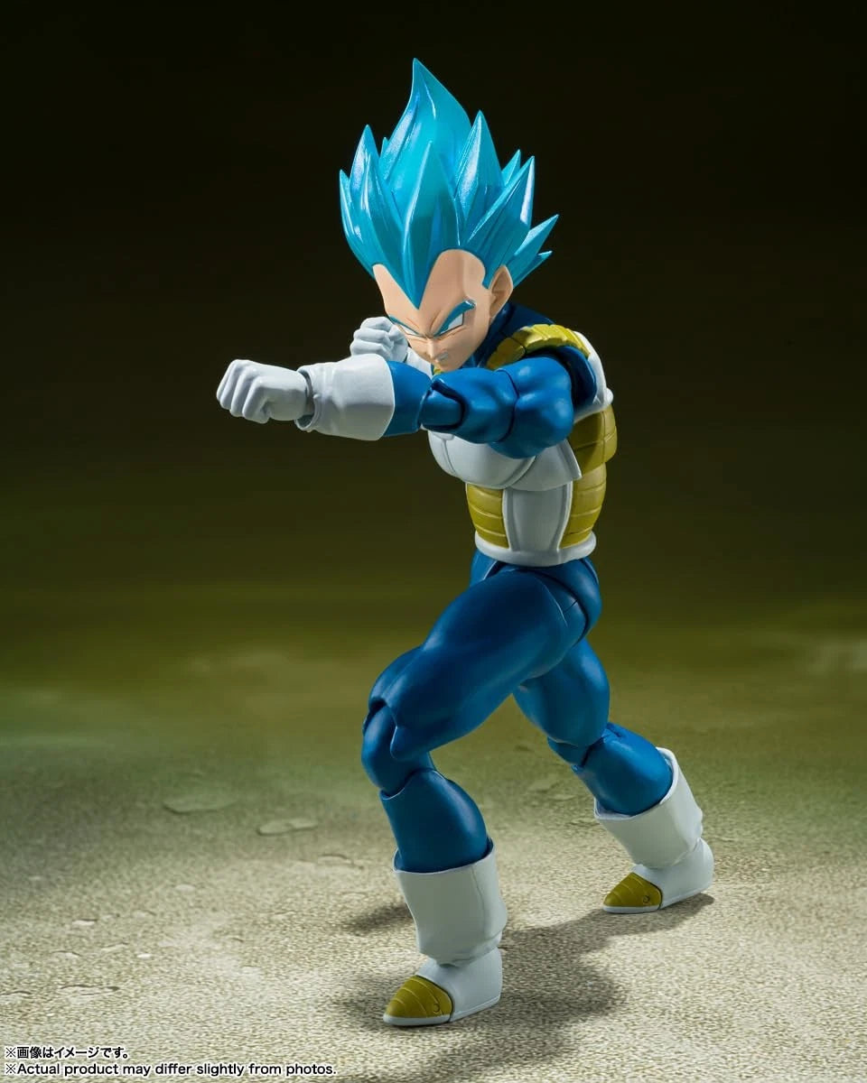 God Super Saiyan Vegeta Unwavering Pride Dragon Ball S.H.Figuarts Action Figure