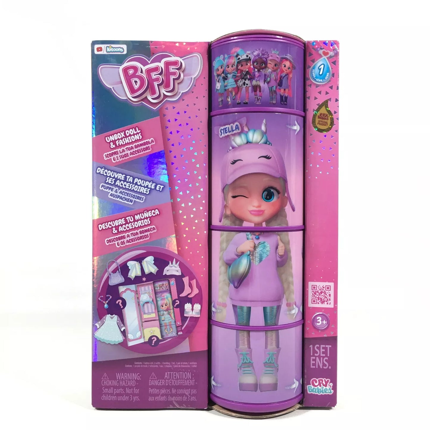 BFF By Cry Babies Unbox Doll & Fashions Stella 8" Doll Series