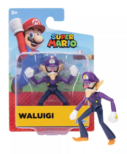 Jakks Pacific 42133 World of Nintendo 2.5" Super Mario WALUIGI Mini-Figure