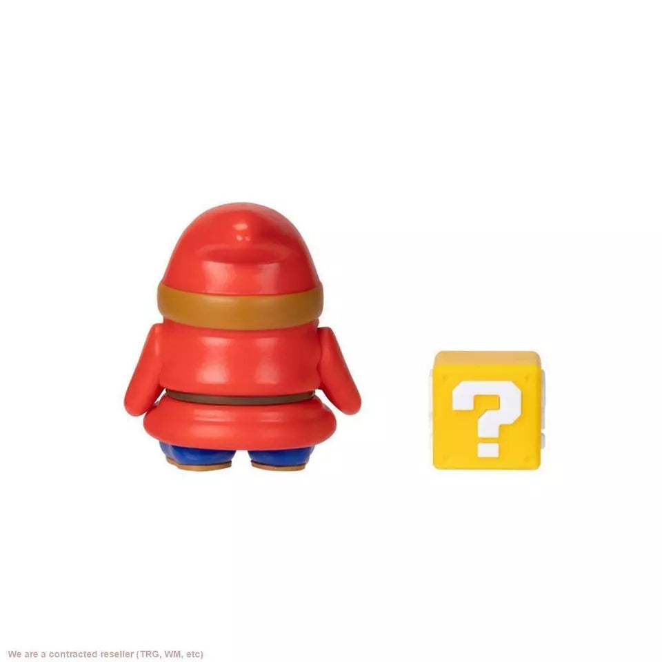 Nintendo Super Mario 4" Shy Guy with Question Block Action Figure NEW