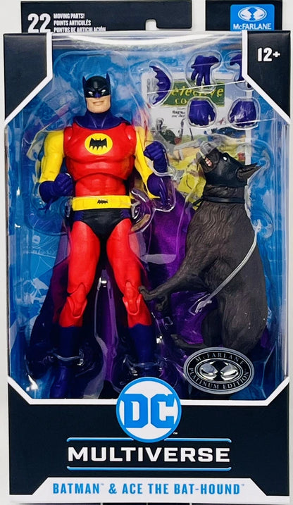 McFarlane DC Multiverse 7" Batman Ace The Bat Hound Platinum Edition