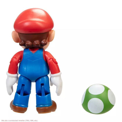 NEW Jakks Pacific 40677 World of Nintendo 4" Super Mario MARIO W/MUSHROOM Figure