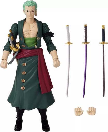 Bandai Anime Heroes One Piece Roronoa Zoro Action Figure - New in Box