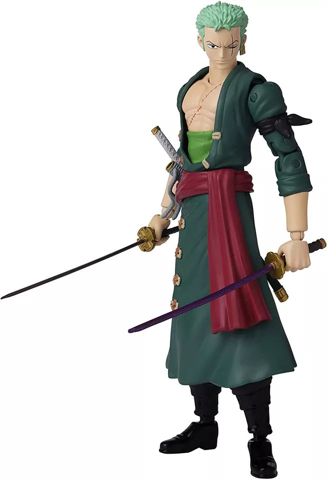 Bandai Anime Heroes One Piece Roronoa Zoro Action Figure - New in Box