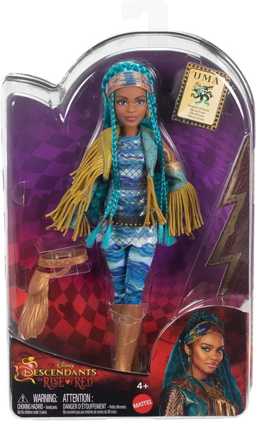 DISNEY Descendants The Rise Of Red 4 Uma Doll Ursulus Daughter Articulated HWT95